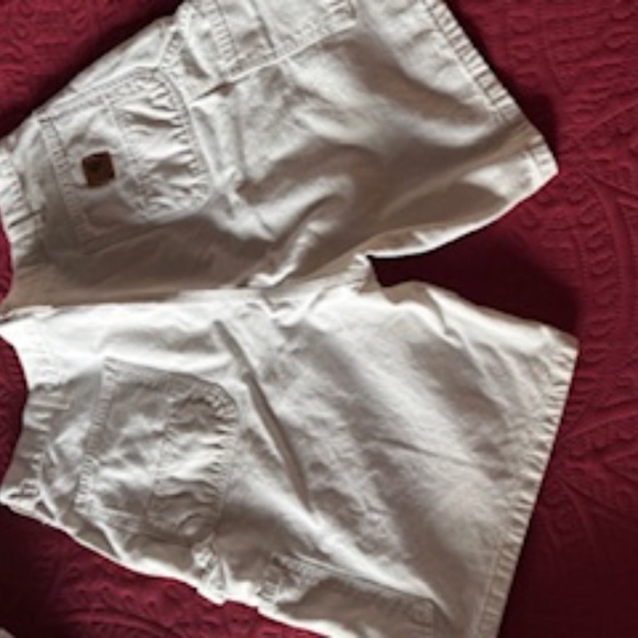 Carhartt white  shorts size 40 , faint markings - Picture 3 of 6